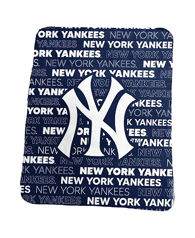 Logo Brands New York Yankees 50" x 60" Classic Fleece Throw Blanket
