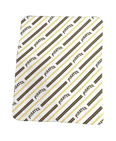 Logo Brands Pittsburgh Pirates 50" x 60" Classic Vertical Stripe Fleece Throw Blanket