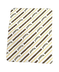 Logo Brands Pittsburgh Pirates 50" x 60" Classic Vertical Stripe Fleece Throw Blanket