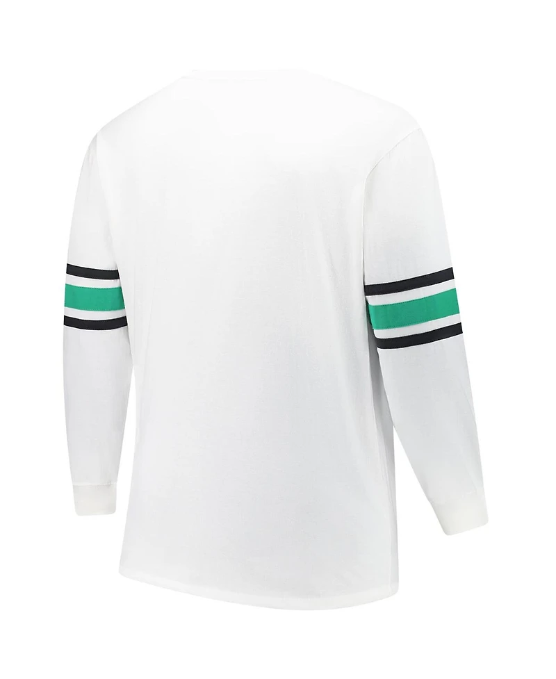 '47 Brand Men's White New York Jets Big Tall Premier Brex Long Sleeve T-Shirt