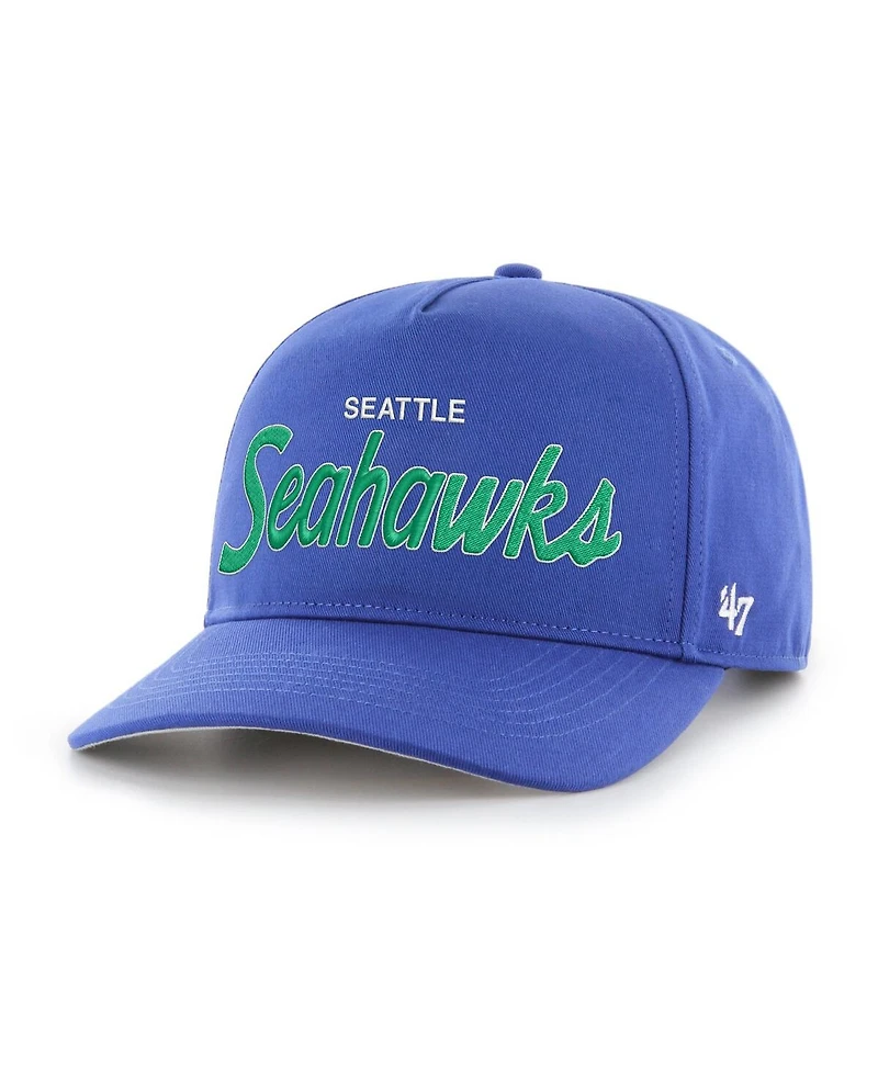 '47 Brand Men's Royal Seattle Seahawks Crosstown Throwback Hitch Adjustable Hat