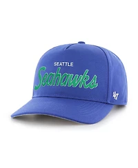 '47 Brand Men's Royal Seattle Seahawks Crosstown Throwback Hitch Adjustable Hat
