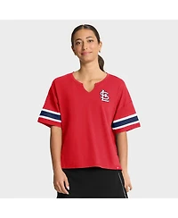 Fanatics Women's Red St. Louis Cardinals Curl Route T-Shirt