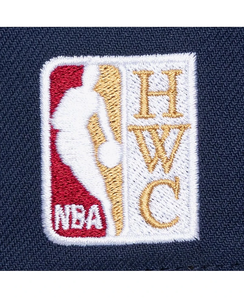 Mitchell & Ness Men's Navy Denver Nuggets Legendary Home Pro Pinch Snapback Hat