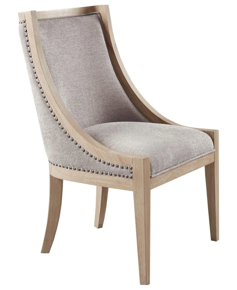 Martha Stewart Collection Elmcrest 24"W Upholstered Dining Chair with Nailhead Trim