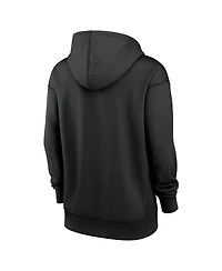 Nike Women's Black Seattle Mariners Authentic Collection Alt Logo Therma-fit Hoodie