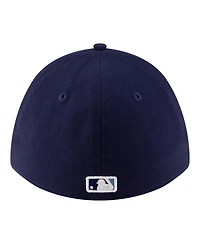 New Era Men's Navy Tampa Bay Rays Alternate Player Replica 39THIRTY M-Crown Flex Hat