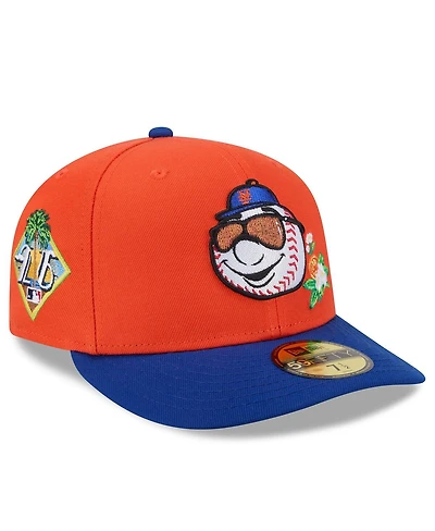 New Era Men's Orange/Royal York Mets 2026 Spring Training 59FIFTY Fitted Hat