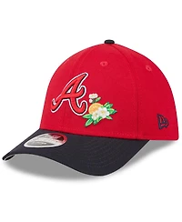 New Era Men's Red/Navy Atlanta Braves 2026 Spring Training M-Crown 39THIRTY Flex Hat