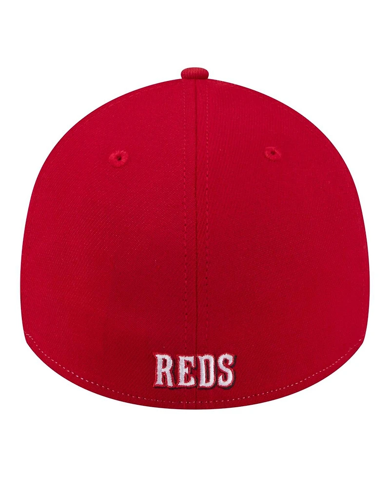 New Era Men's Stone Cincinnati Reds 2026 Spring Training Fan Pack Gradient 39THIRTY Flex Hat