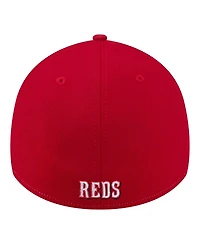 New Era Men's Stone Cincinnati Reds 2026 Spring Training Fan Pack Gradient 39THIRTY Flex Hat