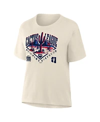 Fanatics Women's Cream 2026 Spring Training Cactus League Relaxed Hip Legacy T-Shirt