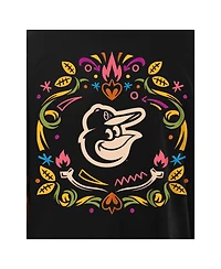 New Era Men's Black Baltimore Orioles Dia de los Muertos T-Shirt