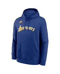 Nike Men's Royal Seattle Mariners Cooperstown Collection Wordmark Club Hoodie