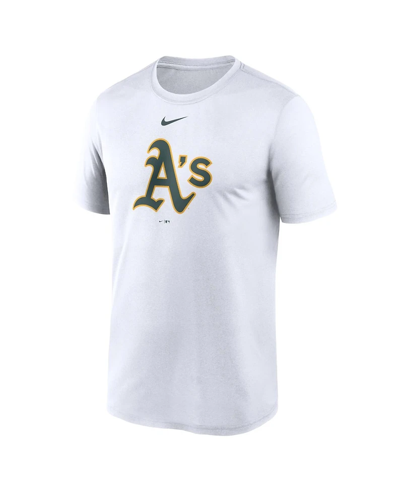 Nike Men's White Athletics New Legend Dri-fit T-Shirt