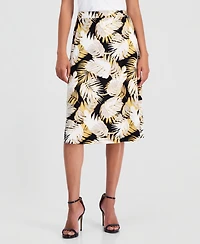 Kasper Women's A-Line Midi Skirt