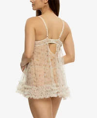 Jezebel Women's Veil Luxe Babydoll Set 999554P