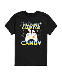 Instant Message Boys' 8-20 Pause For Candy Short-Sleeve Graphic T-Shirt