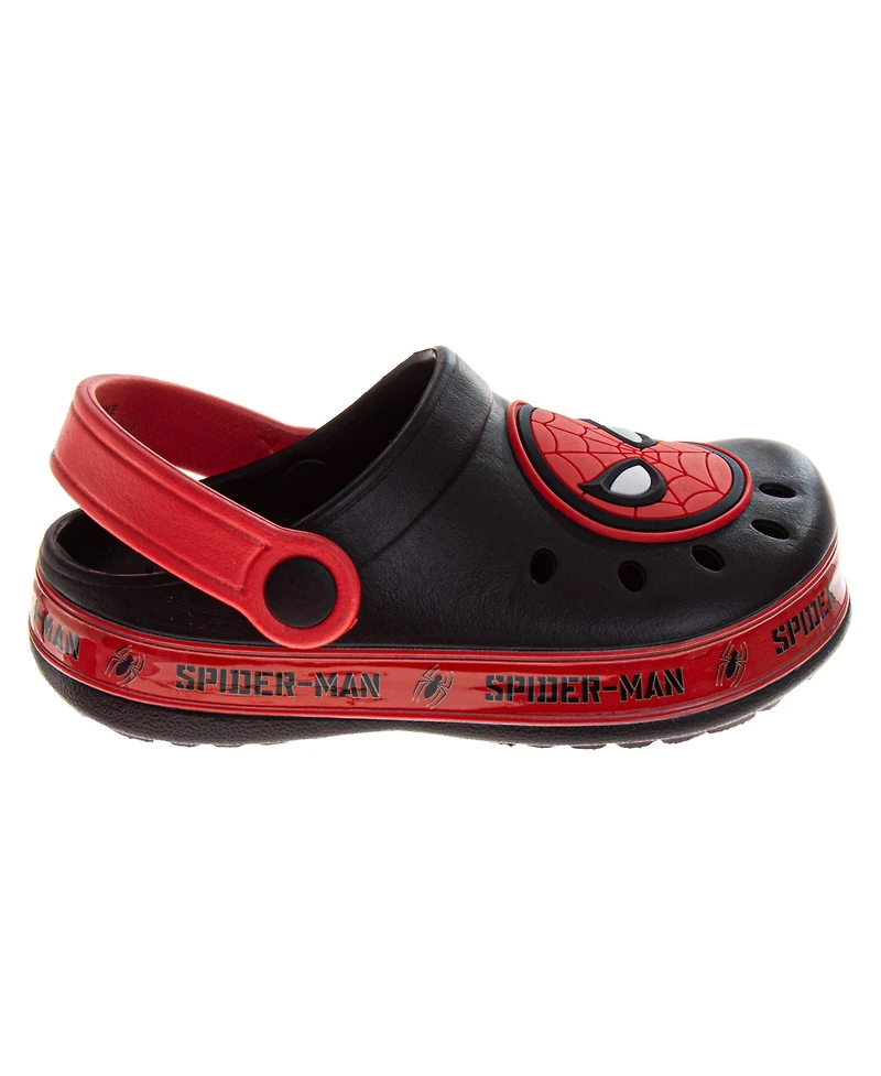 Spider-Man Toddler Marvel Spiderman Shoes, Eva Clogs, Water Shoes Pool Red and Blue Slip-On (Toddler 5-10 11-12 &pull on