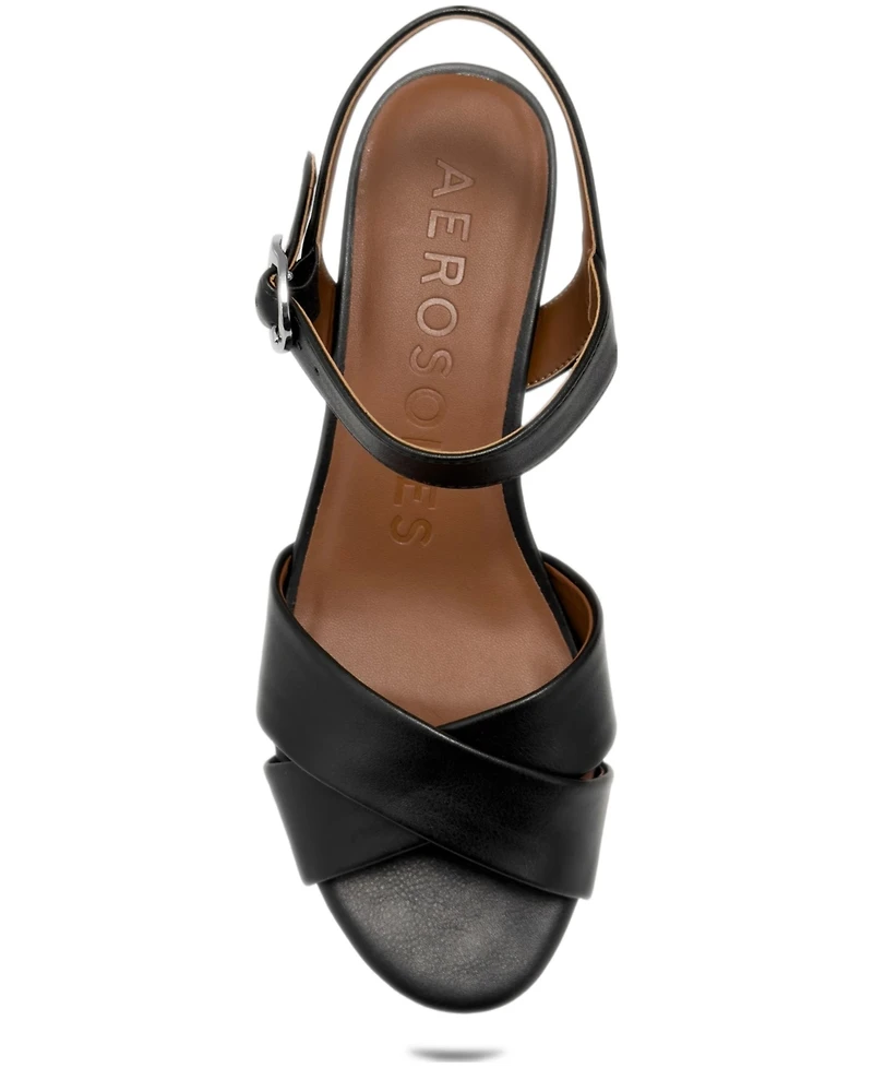Aerosoles Women's Cosmos Open Toe Platform Sandals