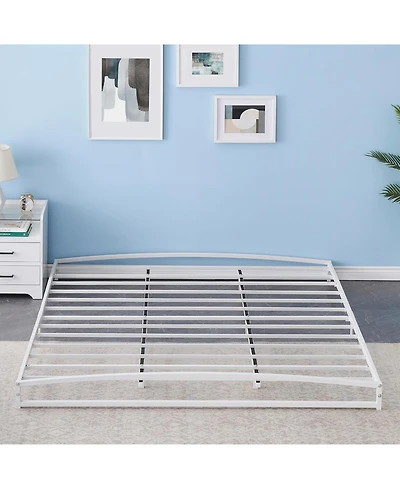 gaomon Low Profile Bed Frame, Heavy Duty Metal Platform Bed Frame, Mattress Foundation with Steel Slat Support, Easy Assembly