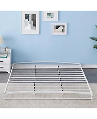 gaomon Low Profile Bed Frame, Heavy Duty Metal Platform Bed Frame, Mattress Foundation with Steel Slat Support, Easy Assembly