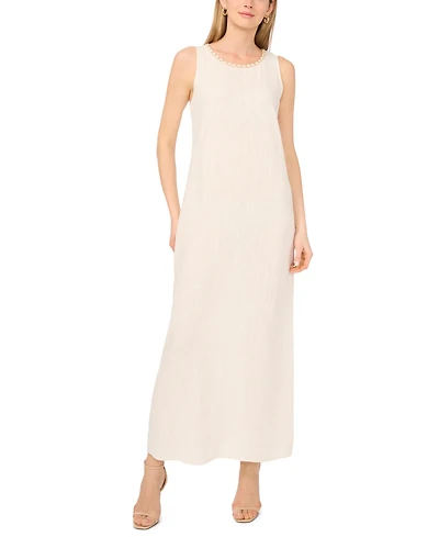 Vince Camuto Women's Crew Neck Maxi Dress