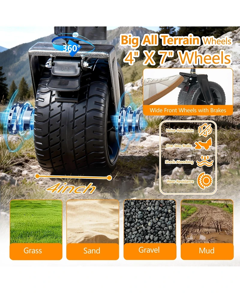 Rainsken Heavy Duty Double-Layer Wagon