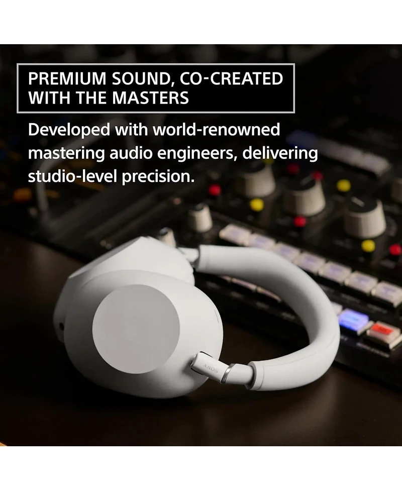 Sony Wh-1000XM6-silver Wireless Noise Cancelling Headphones with a Year Amber Protection Plan (2025