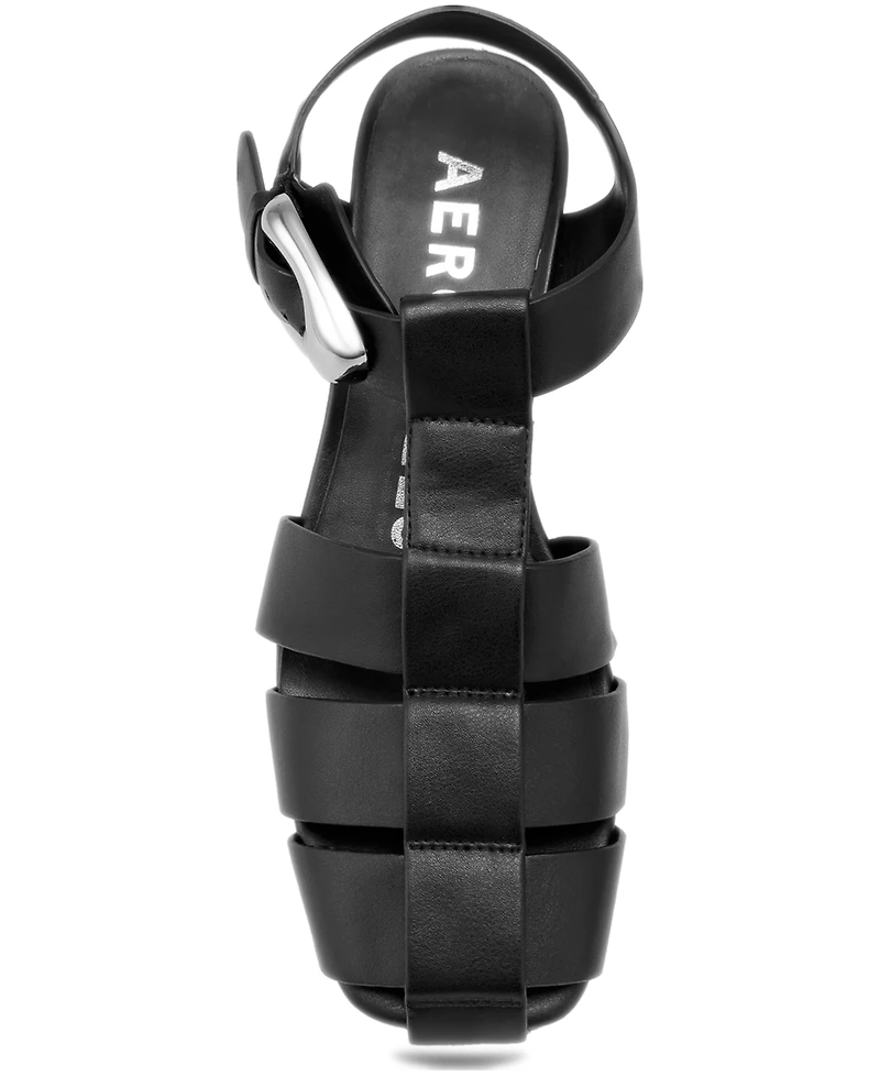 Aerosoles Women's Soave Square Toe Platform Sandals