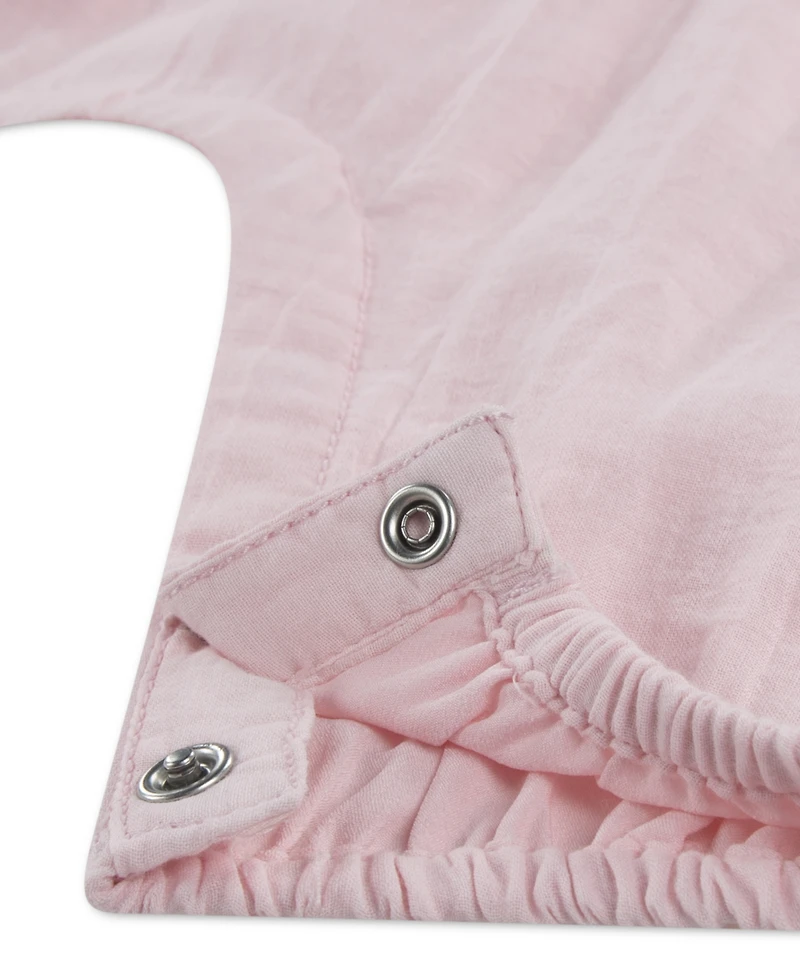 abercrombie kids Baby Girls' Flutter Sleeve Eyelet Jumpsuit