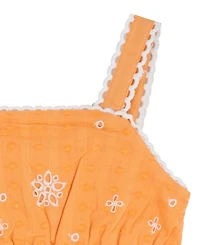 Rare Editions Baby Girls' Sleeveless Eyelet Dress and Skort, 2-Piece Set