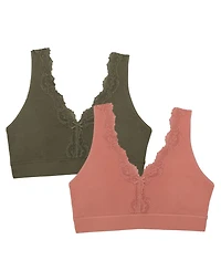 Fruit of the Loom Women's Full Coverage Wireless Cotton Bralette