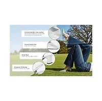 London Rag Women's Amberin Crinkled Metallic Slingback Heels