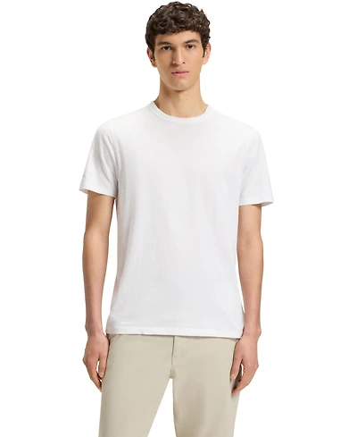 Boss by Hugo Men's Slub-Cotton Logo Detail T-Shirt