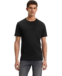 Boss by Hugo Men's Slub-Cotton Logo Detail T-Shirt