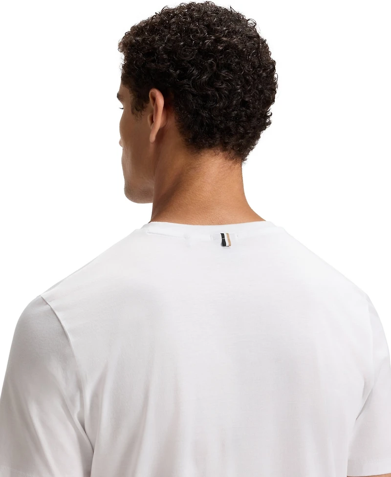 Boss by Hugo Men's Slim-Fit Mercerized-Cotton T-shirt