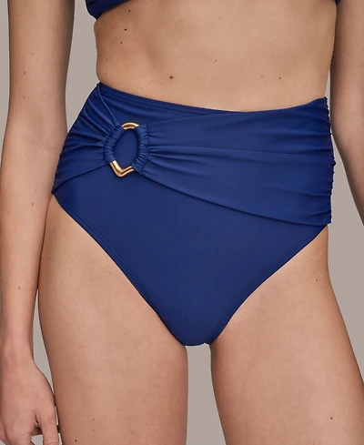 Donna Karan Women's High-Waist Bikini Bottoms