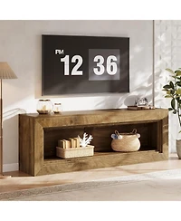 Tribesigns 63" Tv Stand for 55/60/65/75-Inch Tvs, Rustic Extra Long Media TV Console