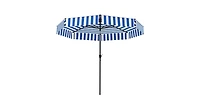 Clihome Outdoor Market Umbrella,Patio Umbrella,2-Tier Vented Patio Table Umbrella with Crank 8 Ribs,Tiltable Porch Umbrella,for