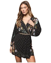 Coast Women's Floral Embellished Mini Dress