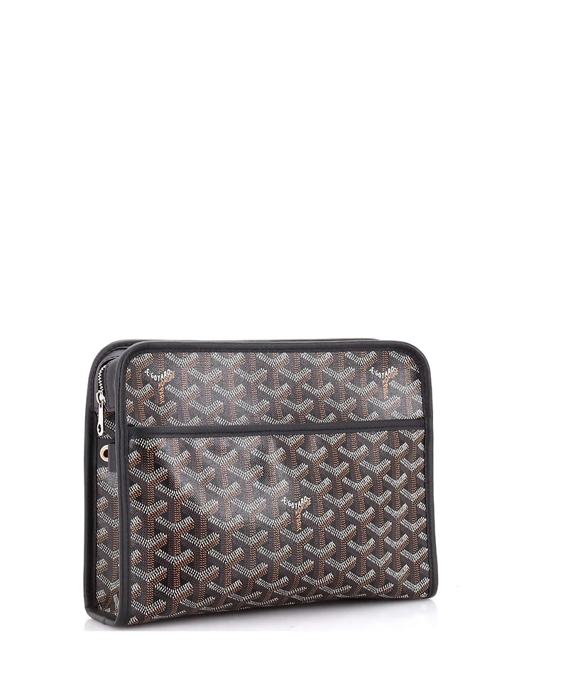 Pre-Owned Goyard Mm Jouvence Toiletry Pouch Coated Canvas