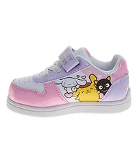 Hello Kitty Toddler Sanrio Friends Sneakers Hook and Loop Casual Comfortable Easy Wear