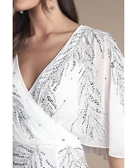 Coast Women's Angel Sleeve Maxi Wedding Dress