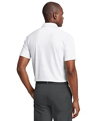 Pga Tour Men's Asymmetrical Print Golf Polo Shirt