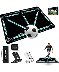 peneyon Soccer Training Mat with Ball Socks – Non-Slip Gear for Adults & Pros: Boost Speed, Strength & Coordination
