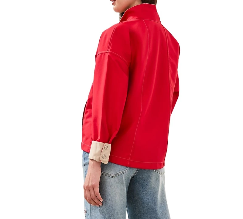 Tribal Women's Reversible Snap-Front Jacket