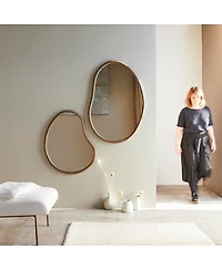 Tikamoon Dim mindi wood mirror 85x65