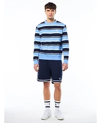 Sergio Tacchini Men's Strisce Stripe Crewneck