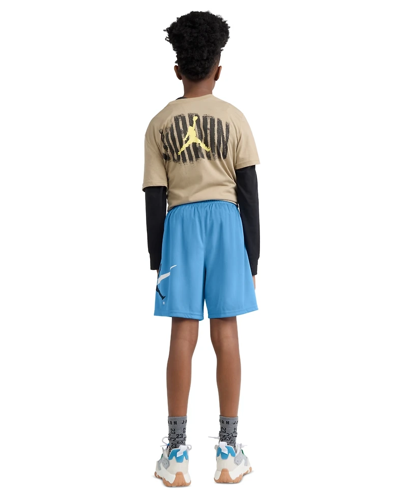 Jordan Boys' 8-20 Graphic Varsity-Style Mesh Shorts